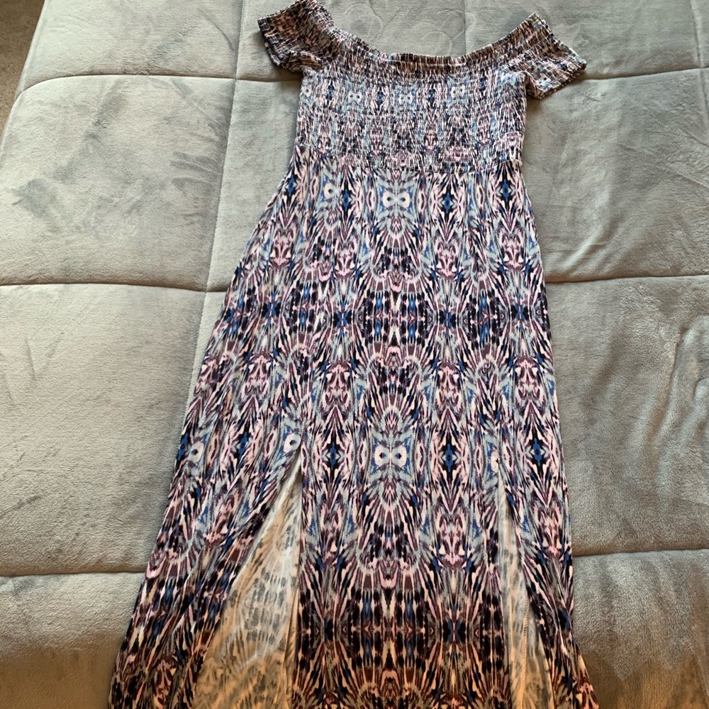 Express purple maxi dress